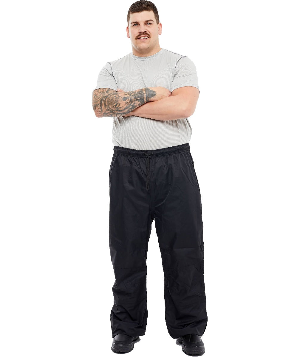 Men's Plus-Size Outdoor Waterproof Rain Pants