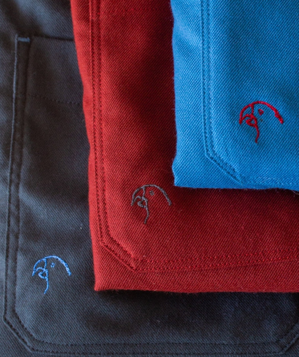 Alpine Parrot Bristlecone Flannel Womens Shirt Geyser Blue Plus Size US 3