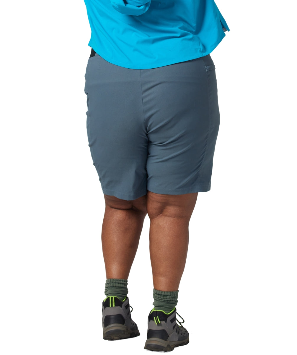 CLEARANCE - Alpine Parrot Cypress Women's Plus Size Shorts Grey USA Size 1