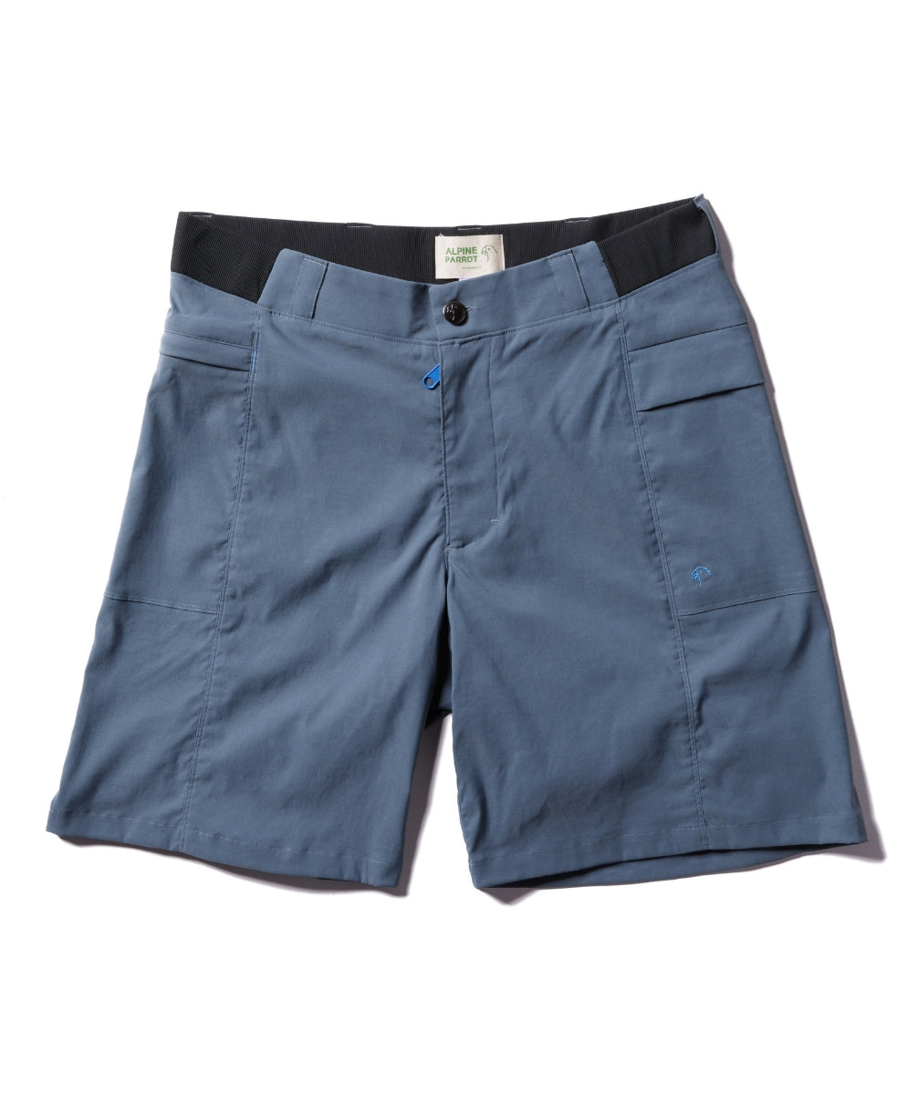 CLEARANCE - Alpine Parrot Cypress Women's Plus Size Shorts Grey USA Size 1