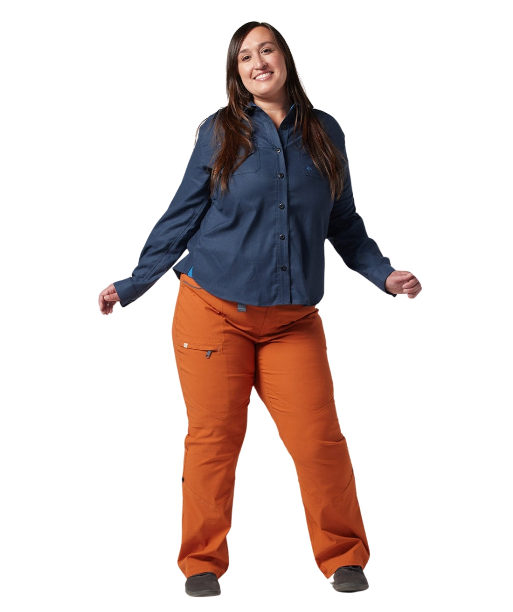 Alpine Parrot Ponderosa Hiking Pants River Fit Sizes 22/26 Sandstone