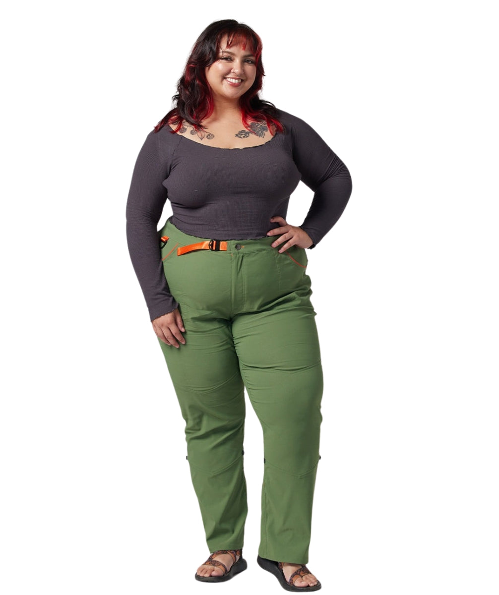 Alpine Parrot Ponderosa Pant Mountain Fit Green Sizes 22-32