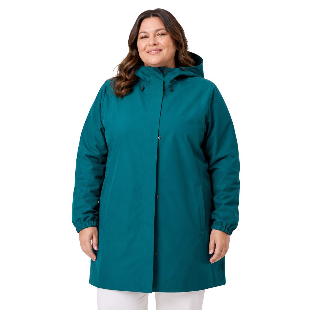 Amble Refuge Long Womens Plus Size Waterproof Jacket XL-5XL