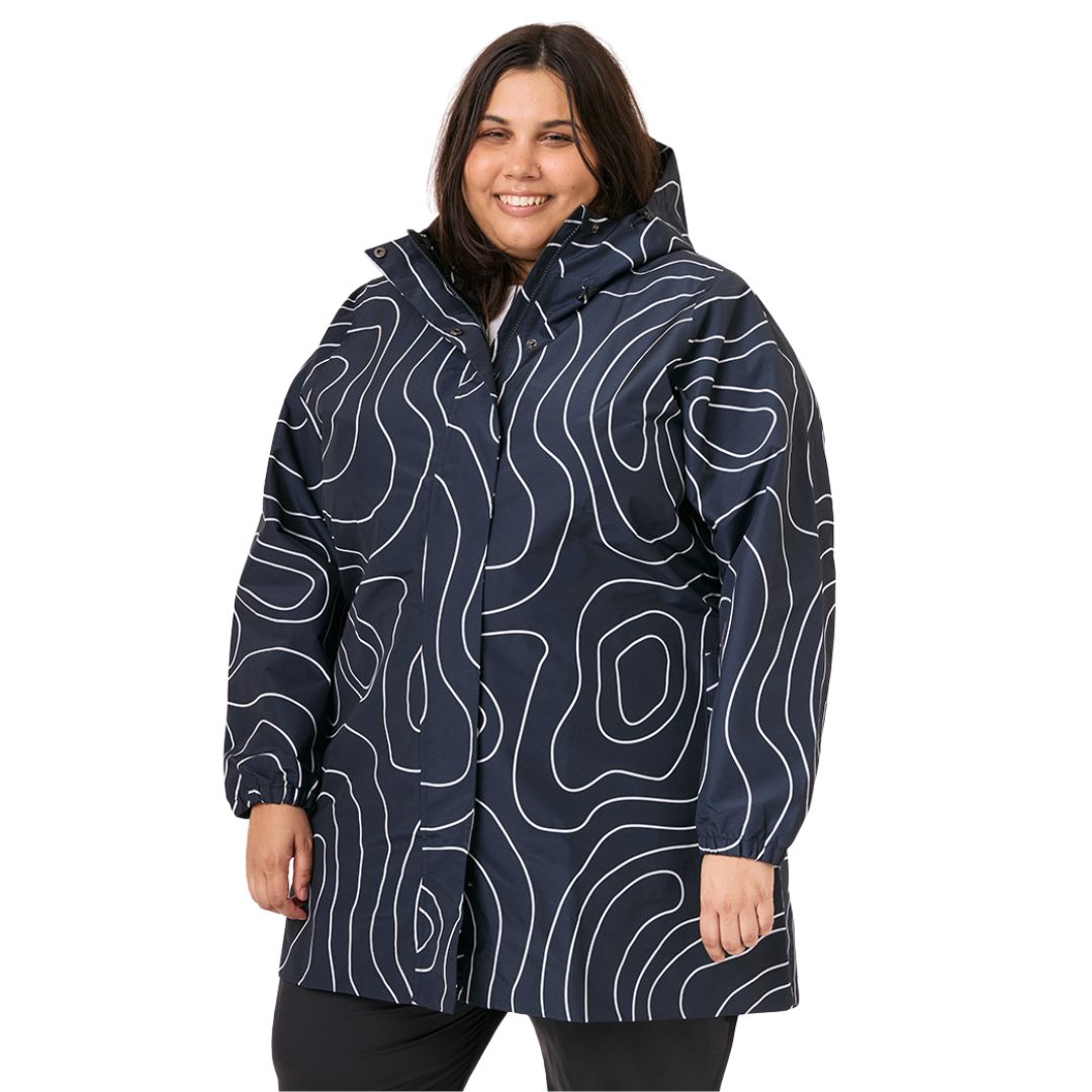 Amble Refuge Long Womens Plus Size Waterproof Jacket XL-5XL