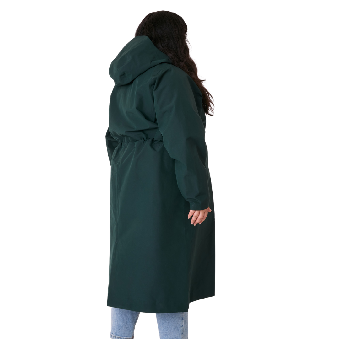 Amble Overland Womens Plus Size Rain Long Jacket XL-5XL