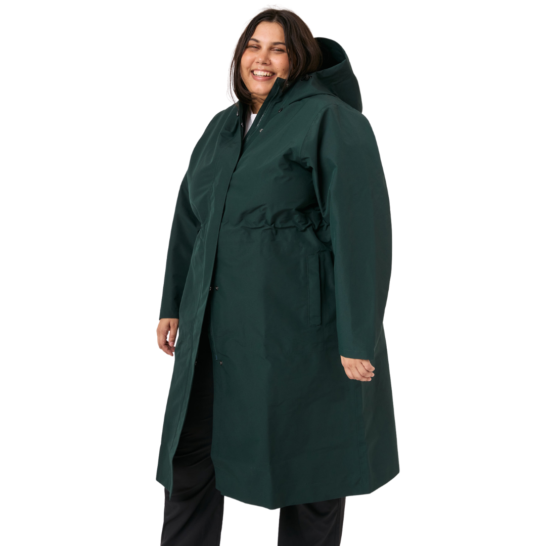 Amble Overland Womens Plus Size Rain Long Jacket XL-5XL