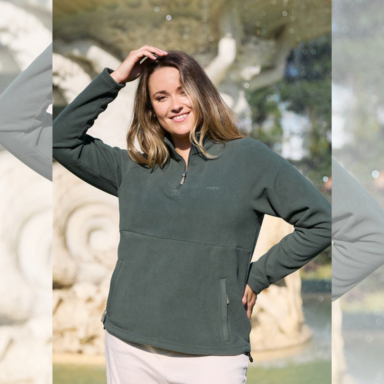 Amble Sugarloaf Women’s Fleece Pine Plus Sizes 2XL-5XL