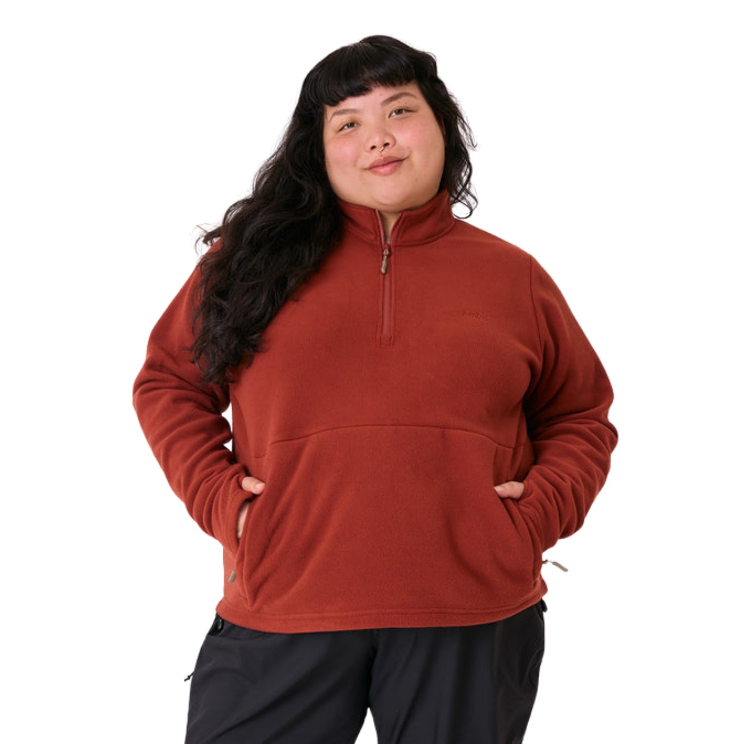 Amble Sugarloaf Women’s Fleece Terracotta Plus Sizes 3XL-5XL