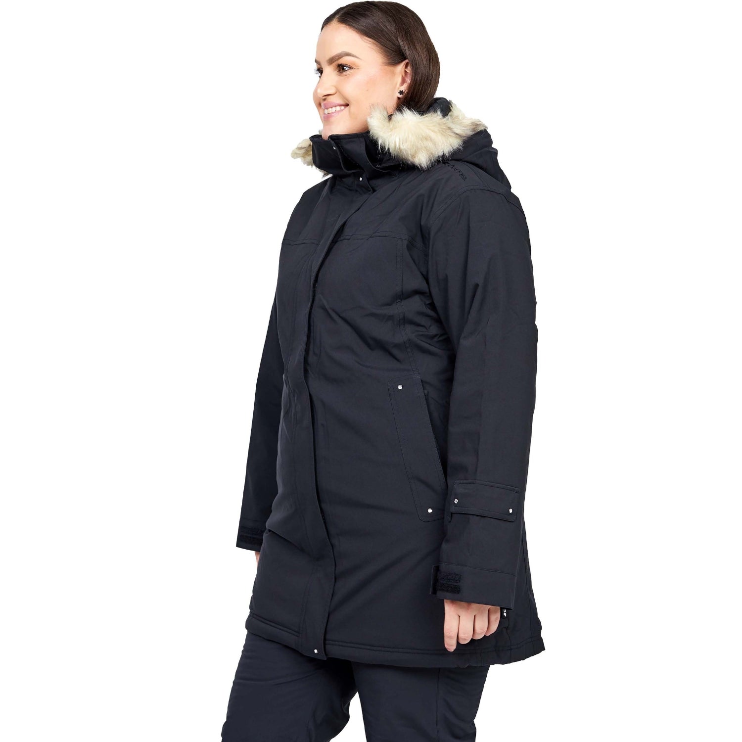 Brooky Long Stretch Jacket Tidal Womens Plus Sizes 24-30
