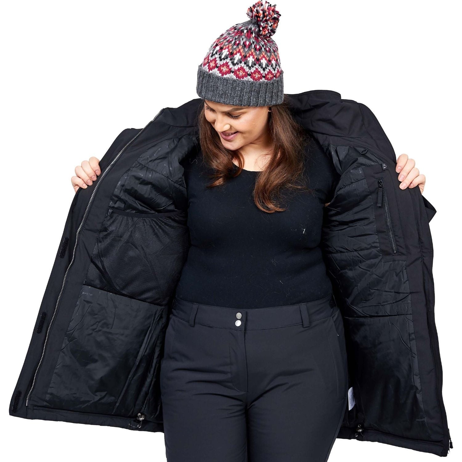 Brooky Long Stretch Jacket Tidal Womens Plus Sizes 24-30