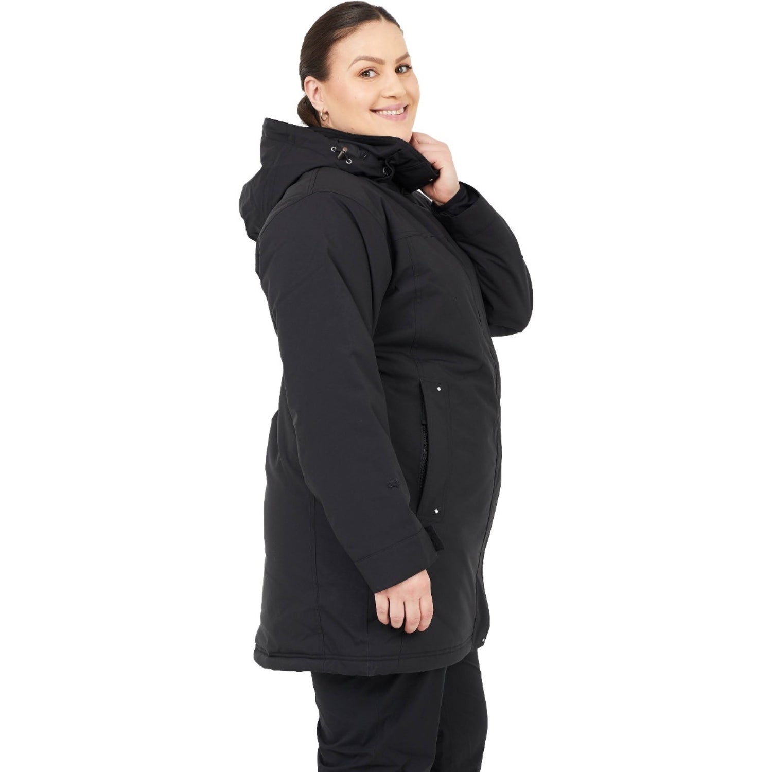 Brooky Long Stretch Jacket Tidal Womens Plus Sizes 24-30
