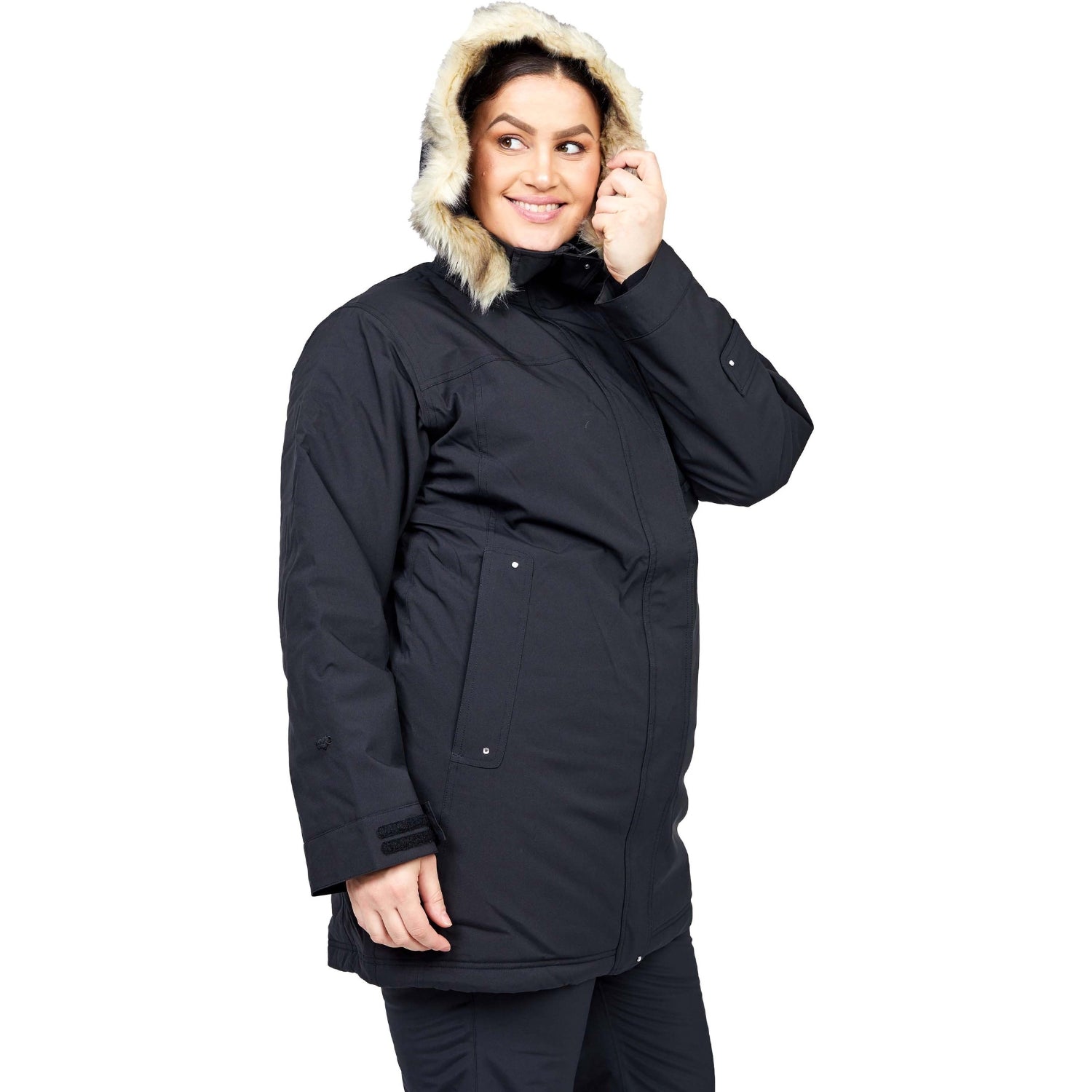 Brooky Long Stretch Jacket Tidal Womens Plus Sizes 24-30