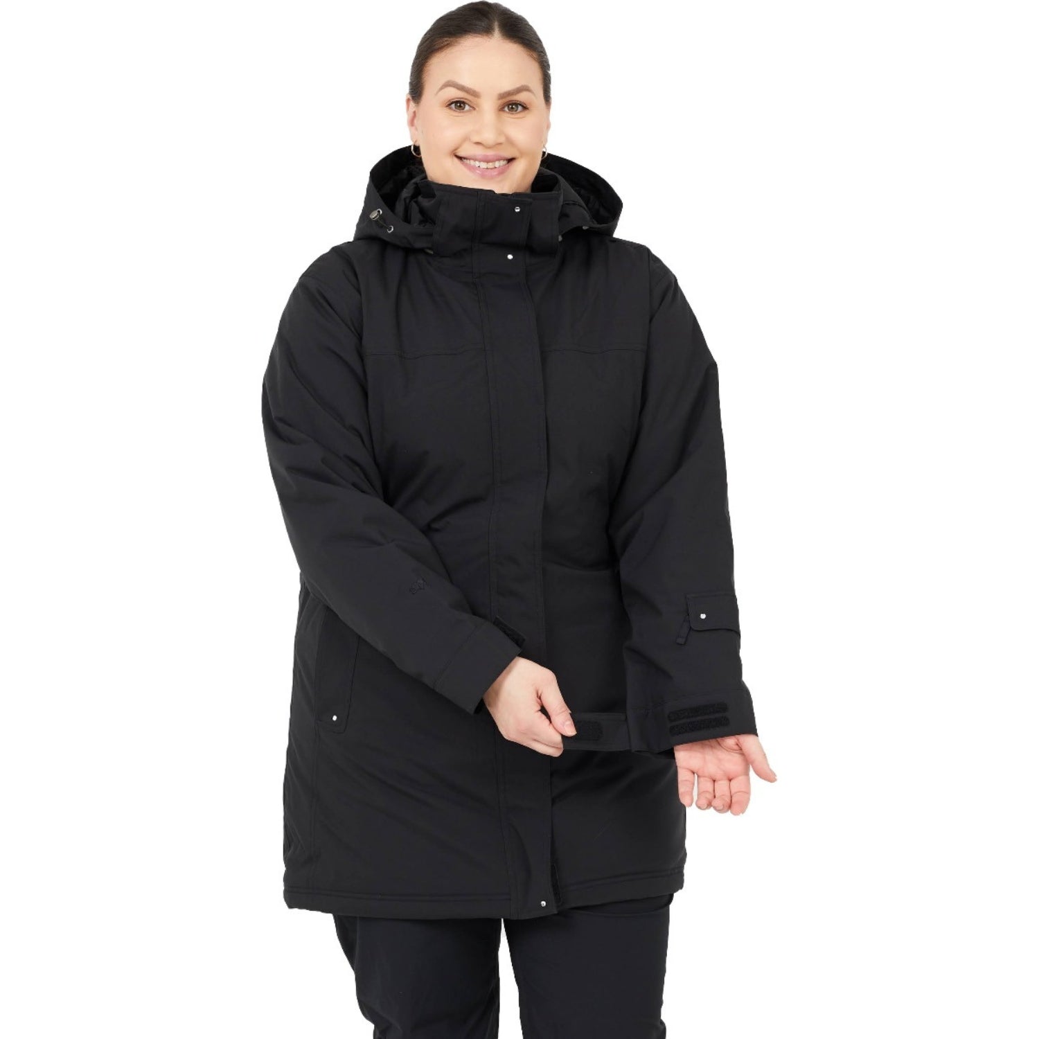 Brooky Long Stretch Jacket Tidal Womens Plus Sizes 24-30