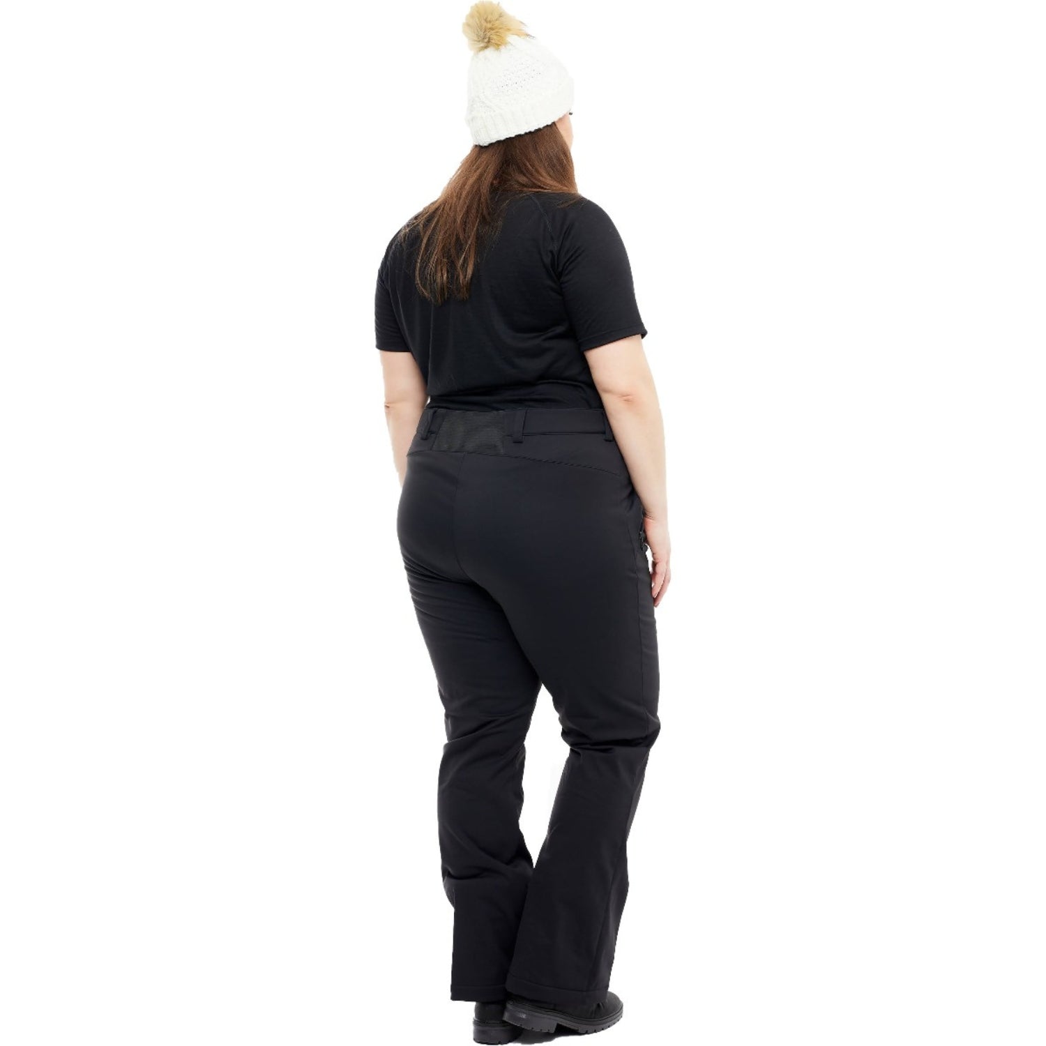 Cartel Prague Softshell Stretch Snow Pant Black Plus Sizes 18-36