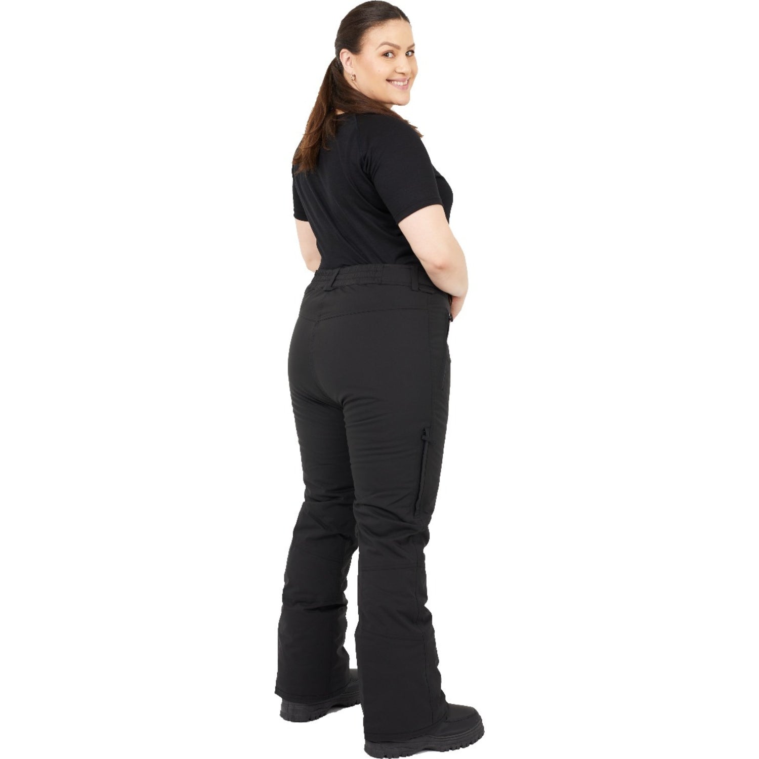 Cartel Canada Stretch Ski Pants Black All Leg Lengths Plus Sizes 18-36
