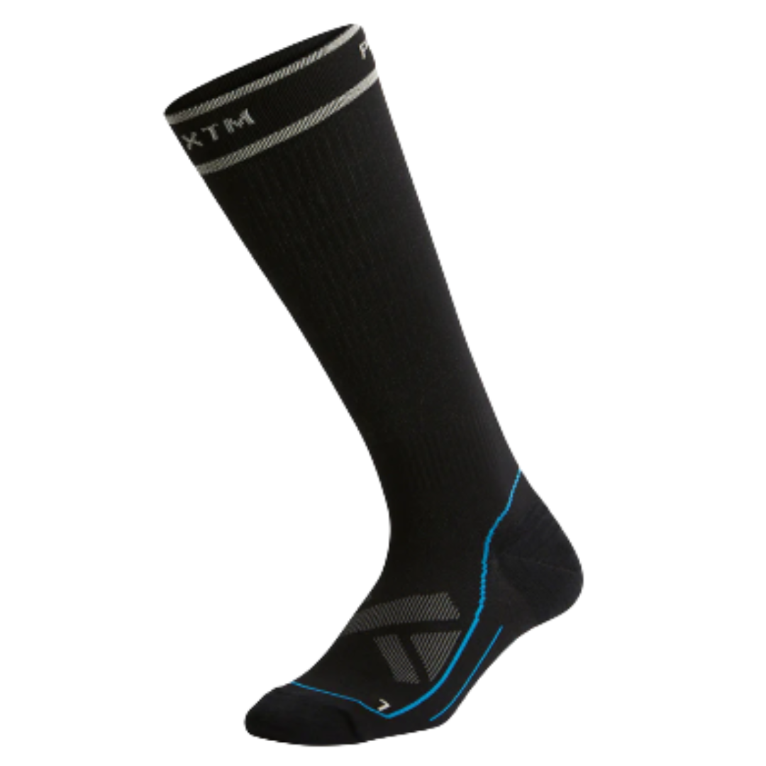 XTM Compression Sock Black Sizes 2-14