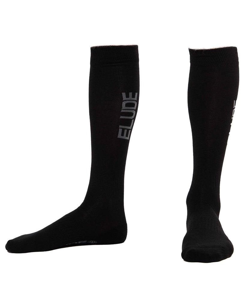 Elude Fire Merino Wool Ski Socks True Black Size 2 - 8