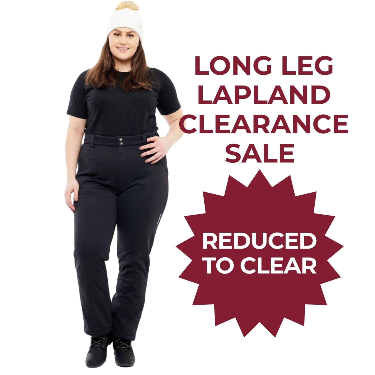 CLEARANCE - Pure Lapland Softshell Pant LONG sizes 20 - 28