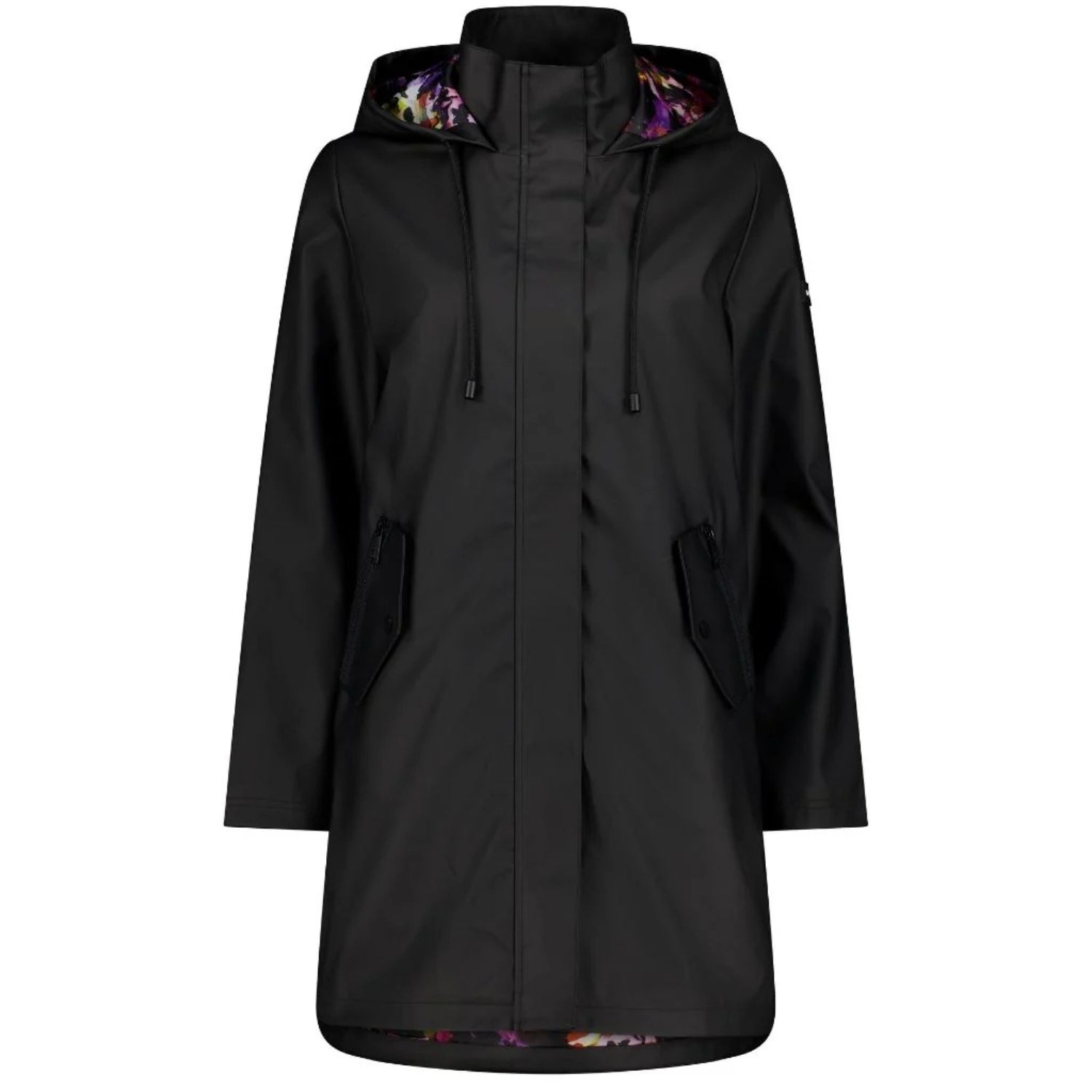 Moke Billie Womens Plus Size Rain Coat Black size 3XL-4XL