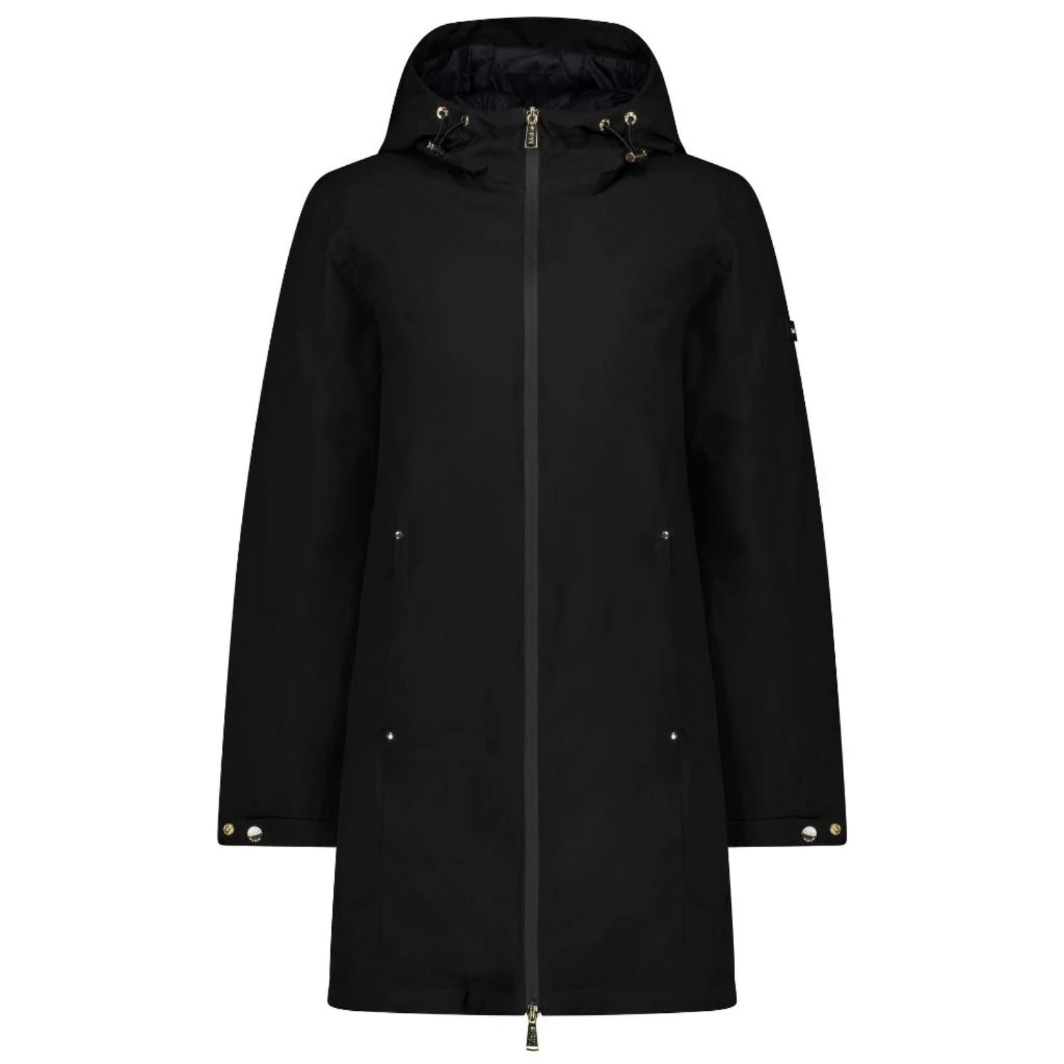 Moke Leila Long Womens Plus Size Waterproof Down Coat Jacket Black 2XL-4XL