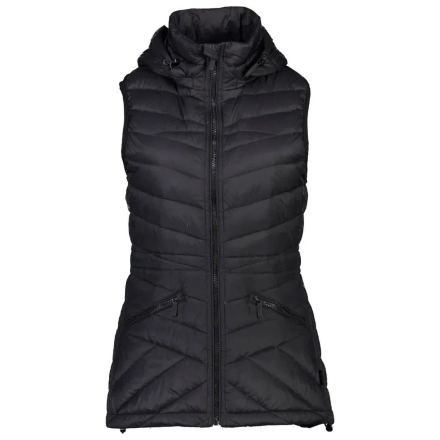 Moke Mary-Claire Womens Plus Size Down Vest Black 2XL-4XL