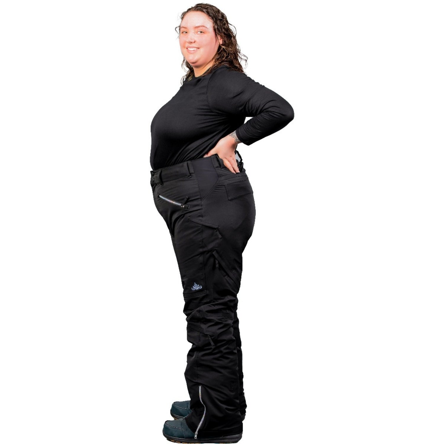 Nobody's Princess Zali Pants Black Short, Regular & Tall Length Sizes 16-24