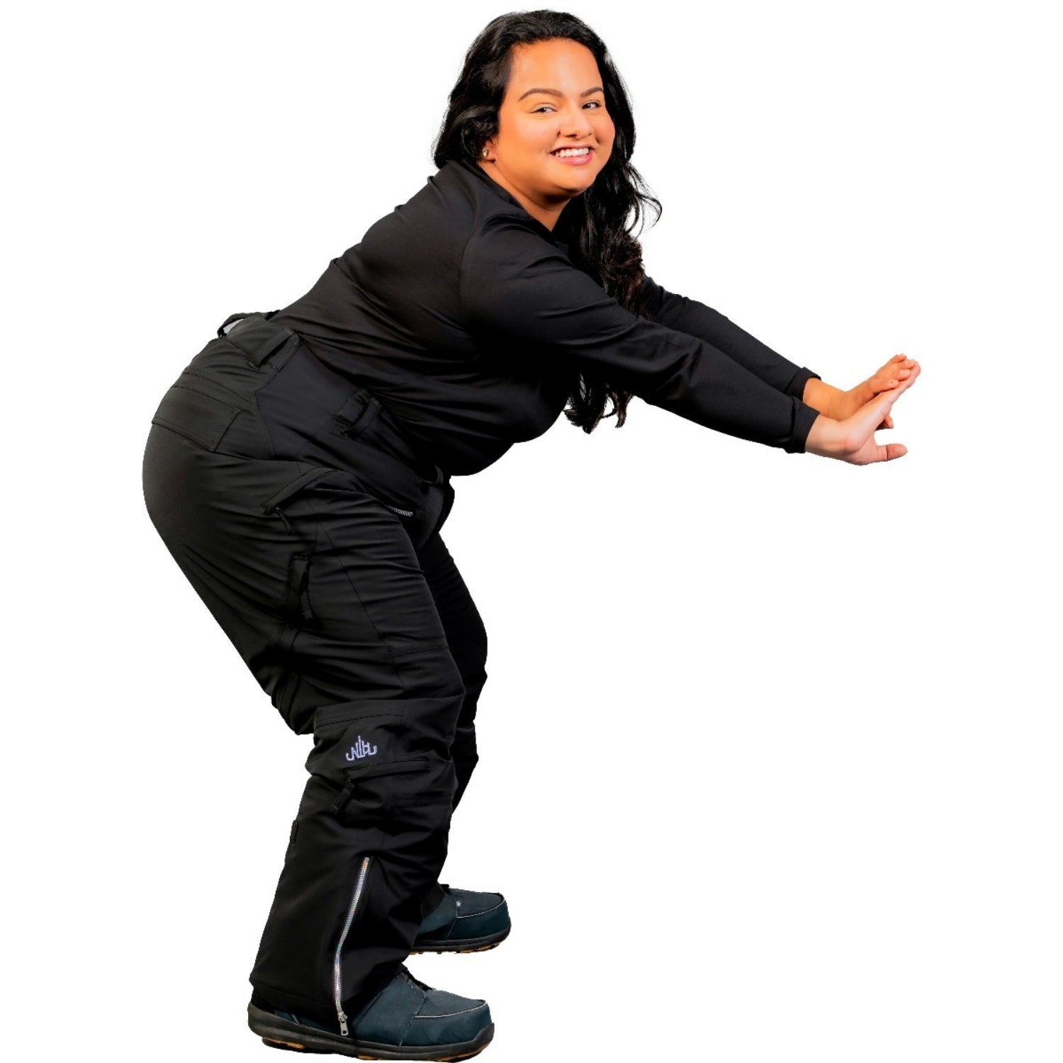 Nobody's Princess Zali Pants Black Short, Regular & Tall Length Sizes 16-24