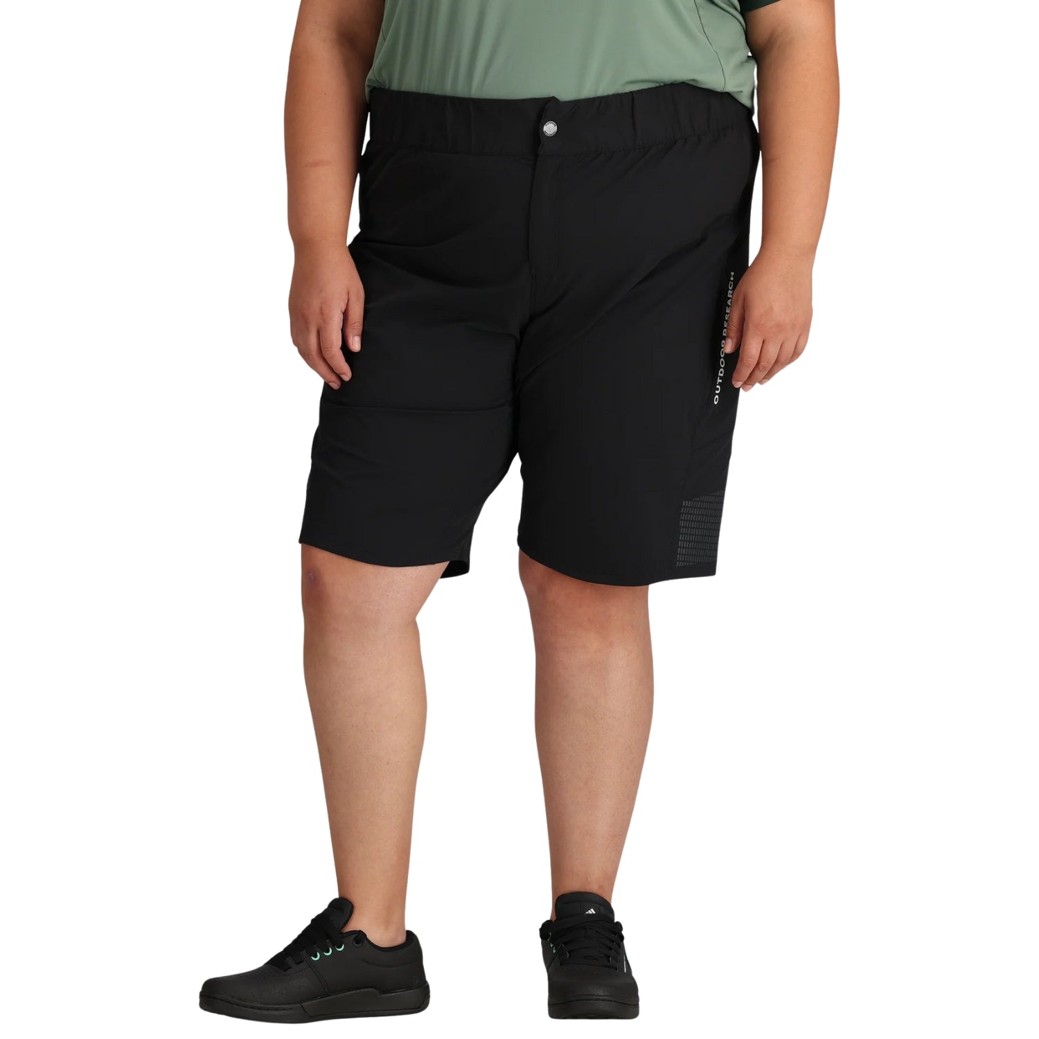 Pre-Order: Outdoor Research Freewheel Women’s Plus Size Shorts Black 1X - 4X