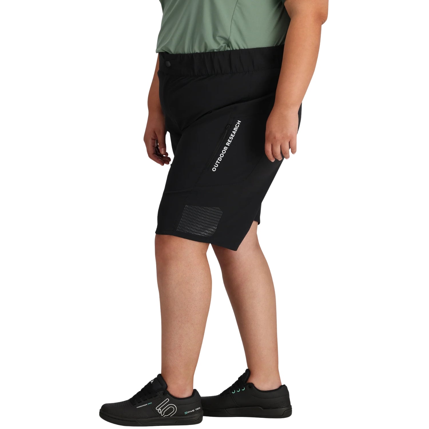 Pre-Order: Outdoor Research Freewheel Women’s Plus Size Shorts Black 1X - 4X