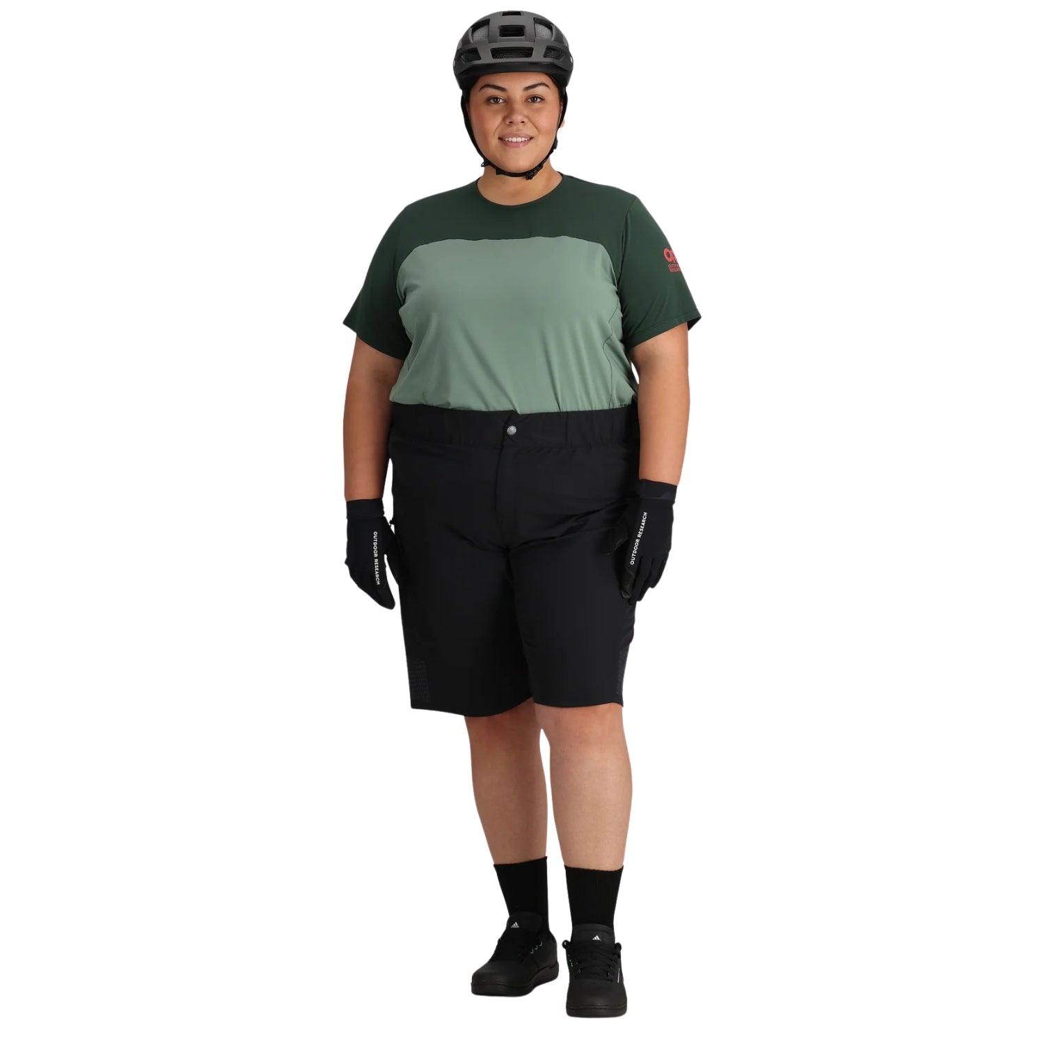 Pre-Order: Outdoor Research Freewheel Women’s Plus Size Shorts Black 1X - 4X