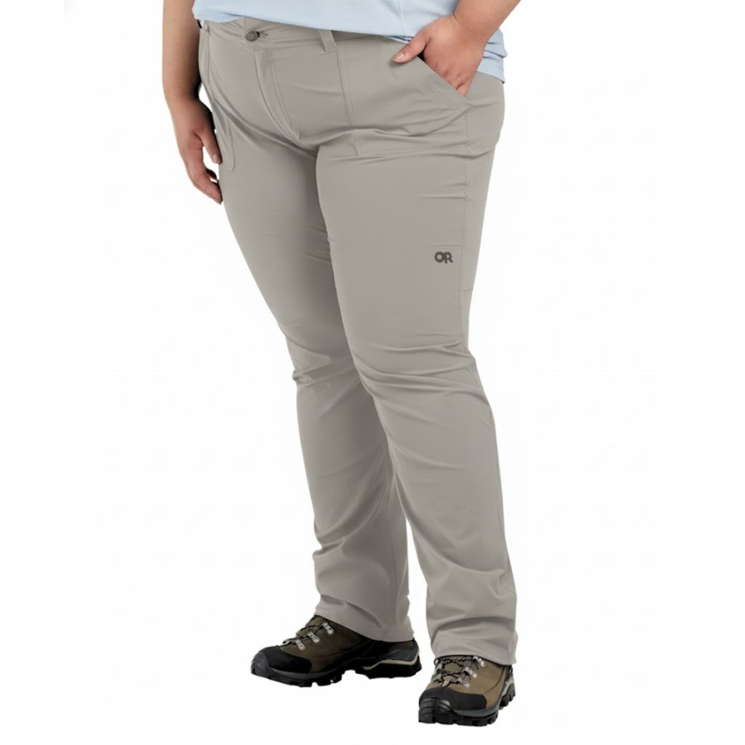Outdoor Research Ferrosi Women's Plus Size Hiking Pants Light Pewter Sizes 16-28