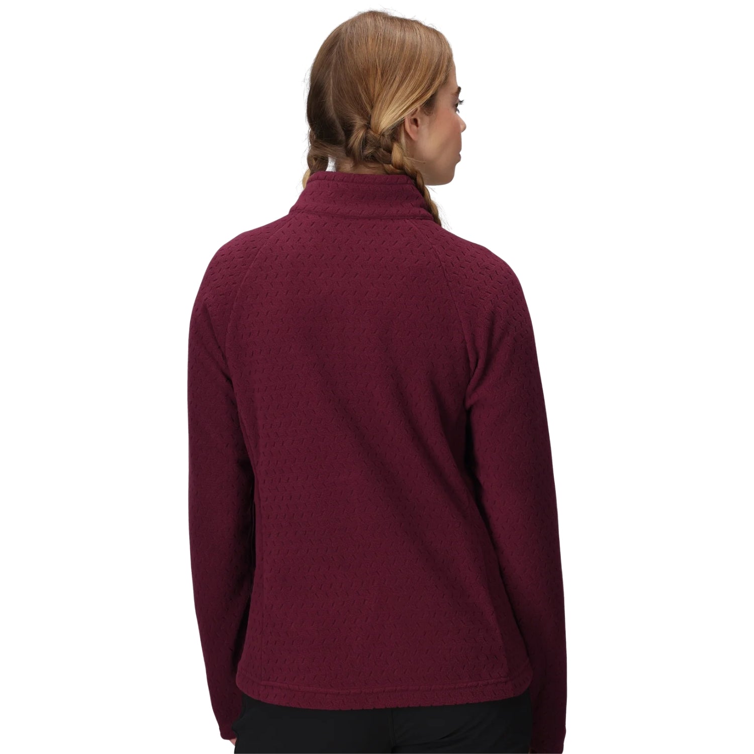 Outdoor Research Mega Trail Mix Womens Plus Size Full Zip Fleece Winterberry
