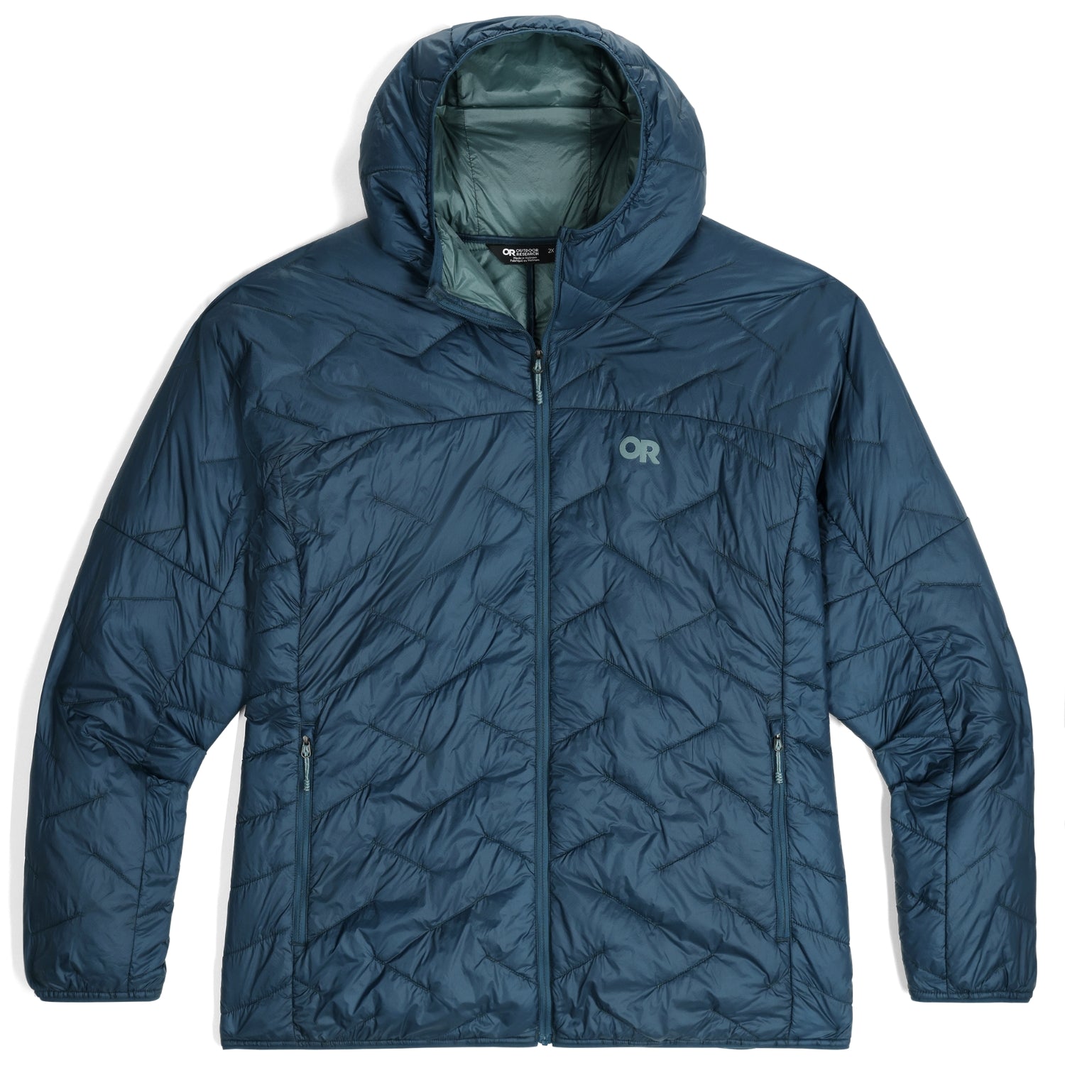 Outdoor Research SuperStrand LT Hoodie Harbor Womens USA Plus Size 1X