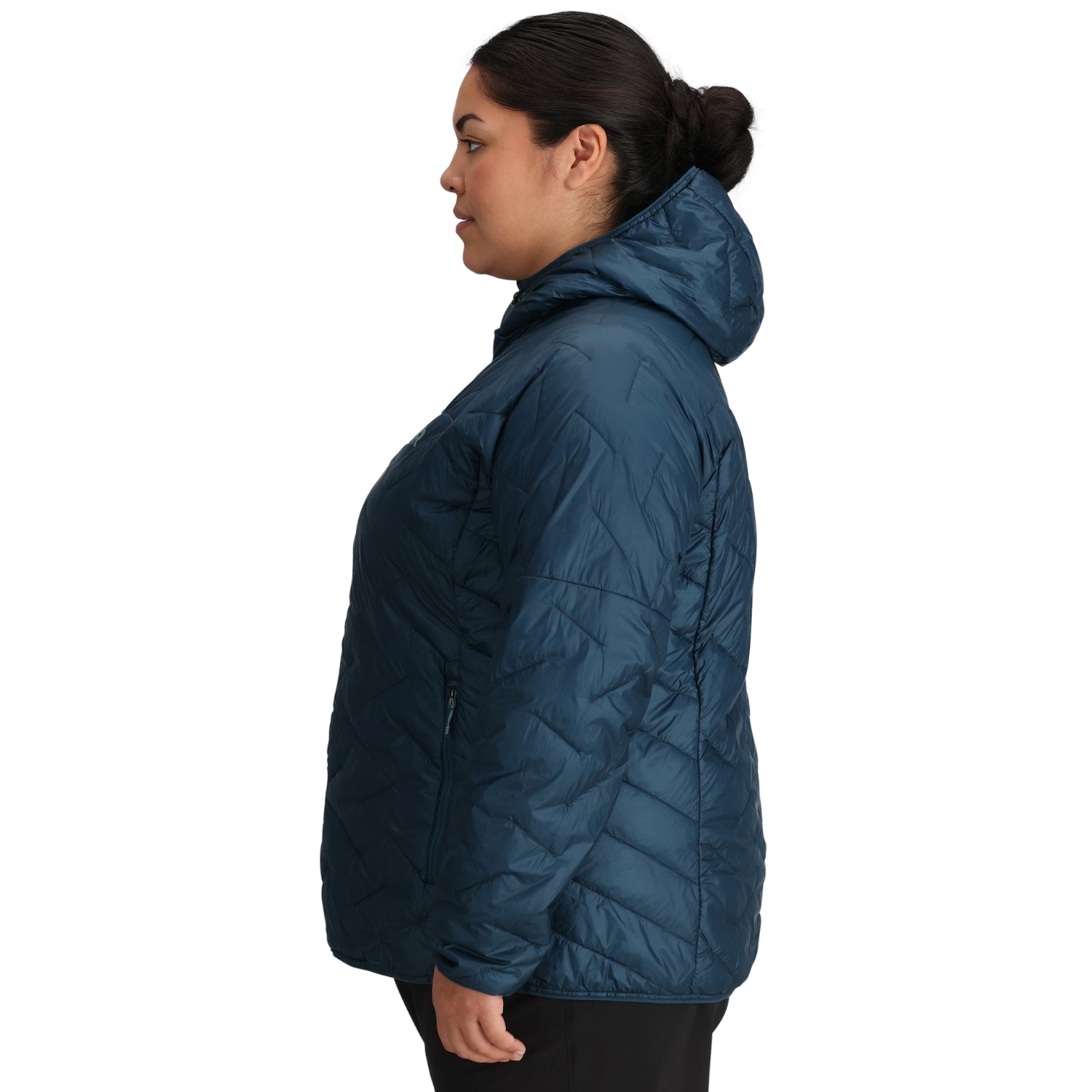 Outdoor Research SuperStrand LT Hoodie Harbor Womens USA Plus Size 1X