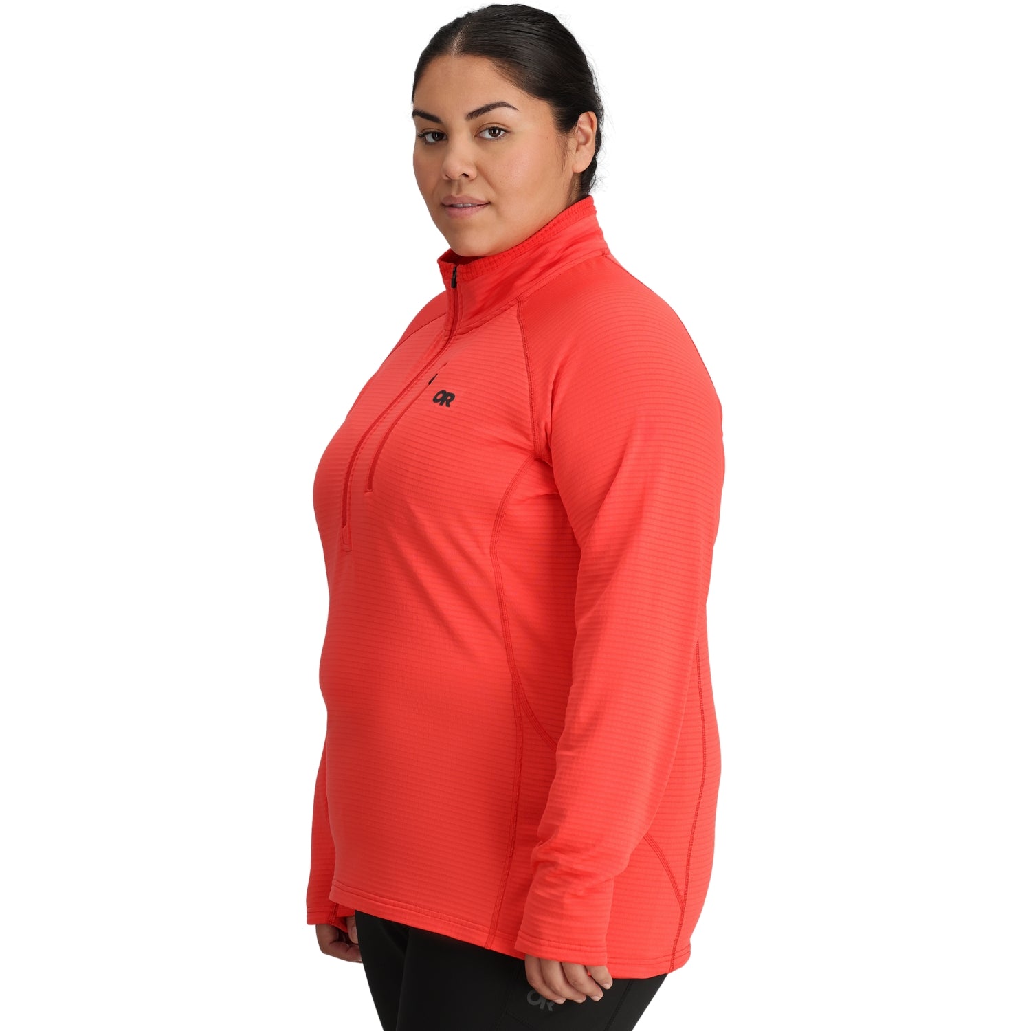 Outdoor Research Vigor Women’s Plus Size Half Zip Grid Fleece Sunrise Sizes 1X-4X