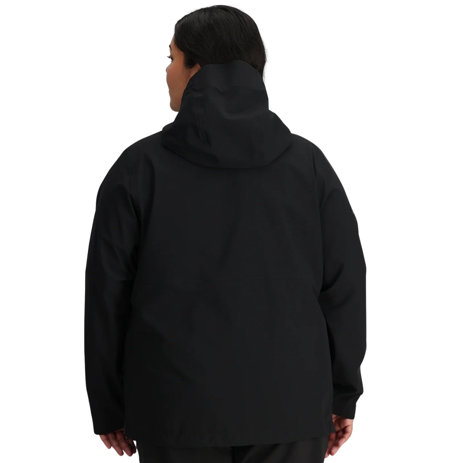 Pre-Order: Outdoor Research Women’s Aspire 3L Rain Shell Jacket Black USA Plus Size 1X-3X