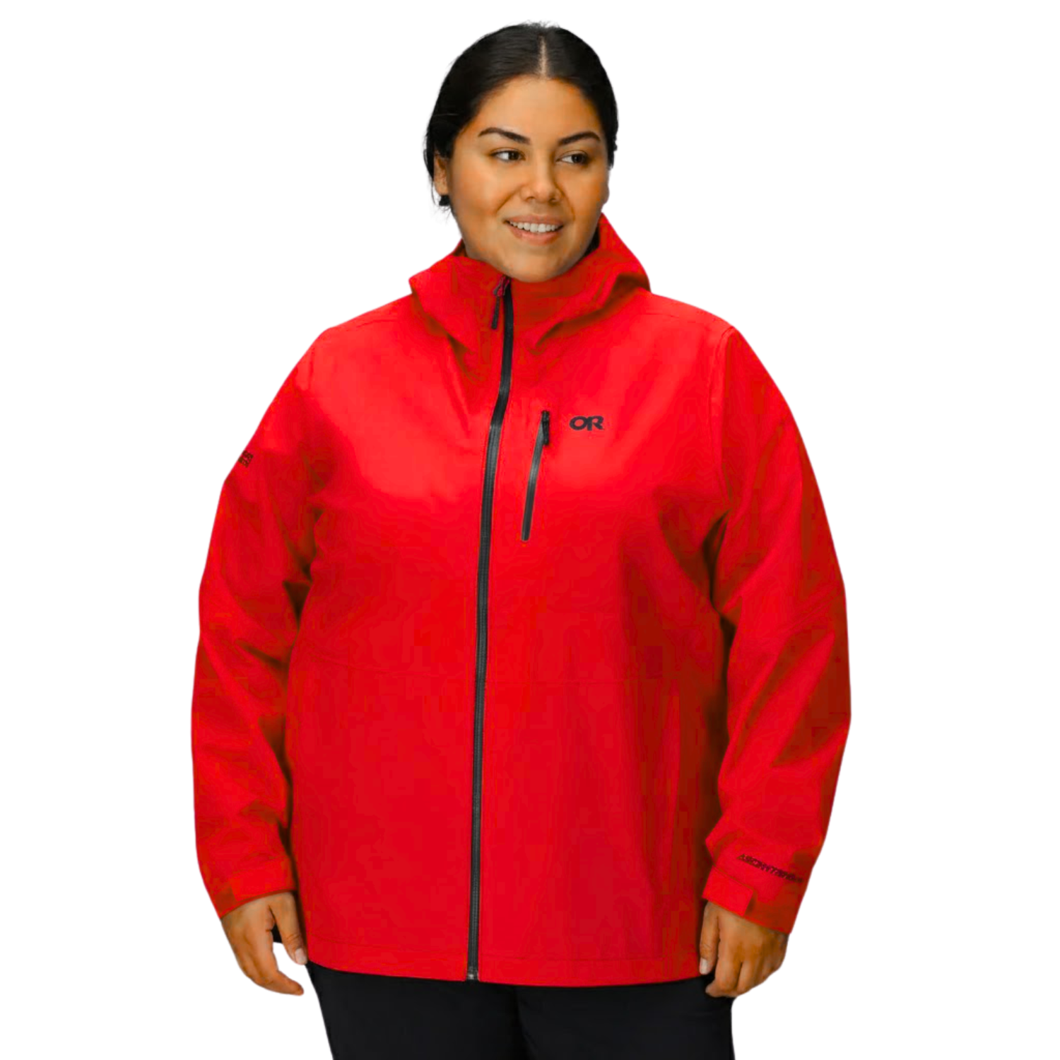 Outdoor Research Women’s Aspire 3L Rain Shell Jacket Lingonberry USA Plus Sizes 2X-4X