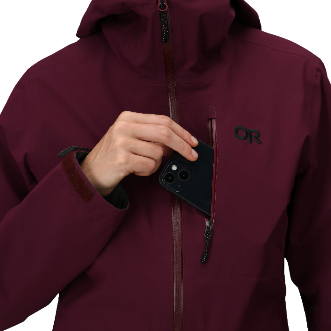 Outdoor Research Women’s Aspire 3L Rain Shell Jacket USA Plus Size 1X-4X