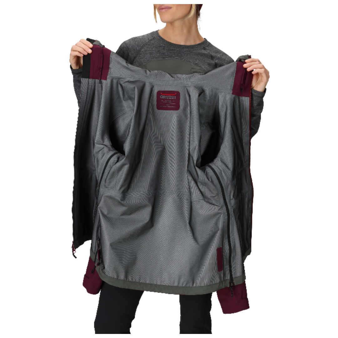 Outdoor Research Women’s Aspire 3L Rain Shell Jacket USA Plus Size 1X-4X