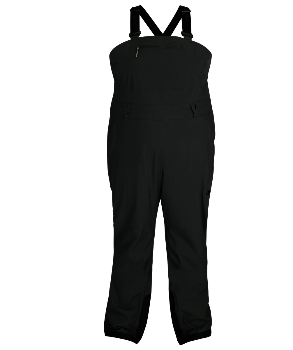 Outdoor Research Carbide Women's Plus Size Bibs Shell Pants Black Sizes 2X-4X