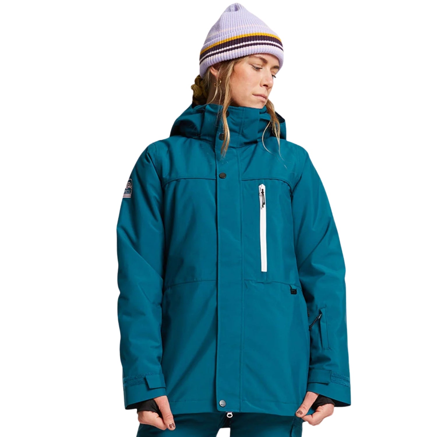 Rojo Super Nova Women's Plus Size Ski Jacket Teal Size 4XL 20/22