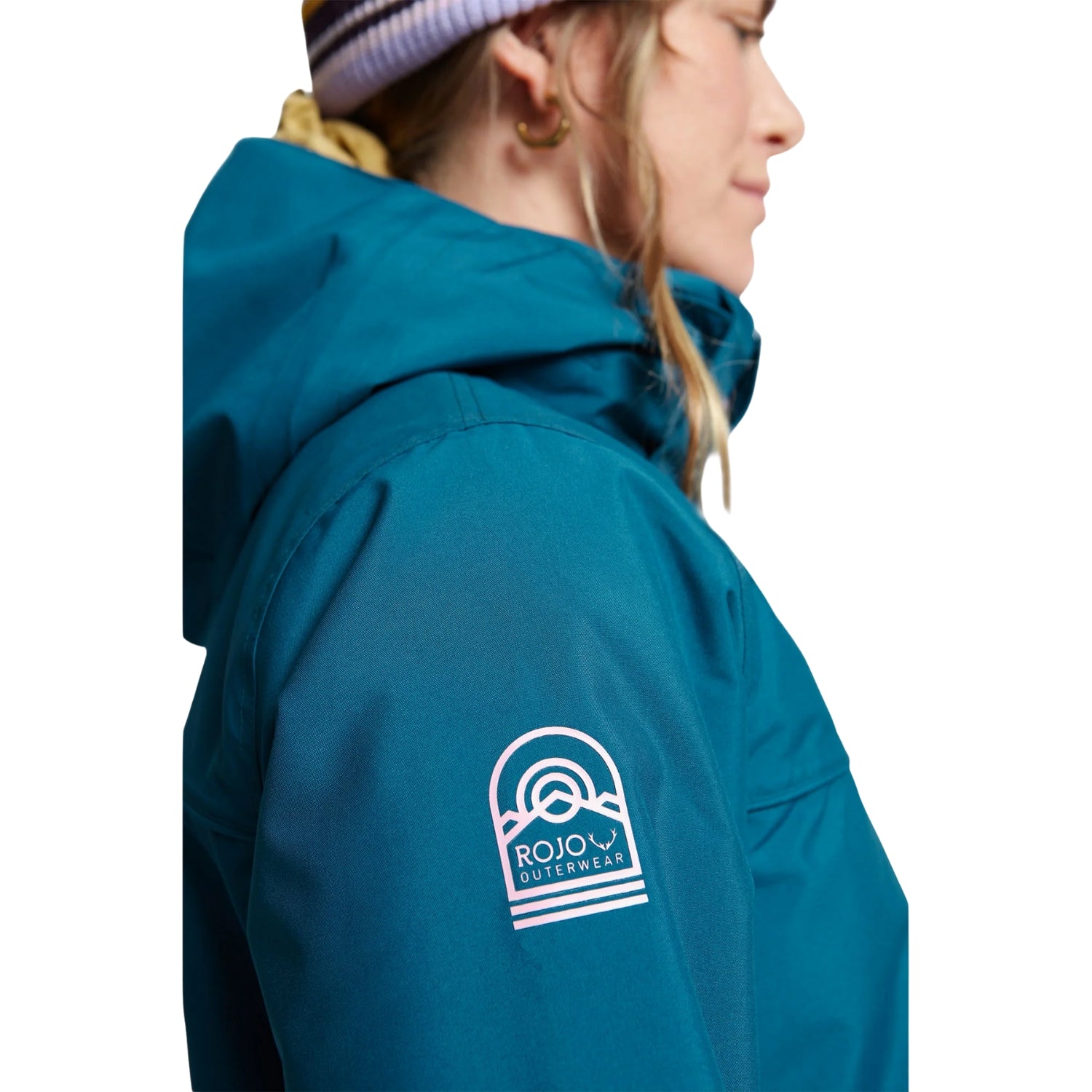 Rojo Super Nova Women's Plus Size Ski Jacket Teal Size 4XL 20/22