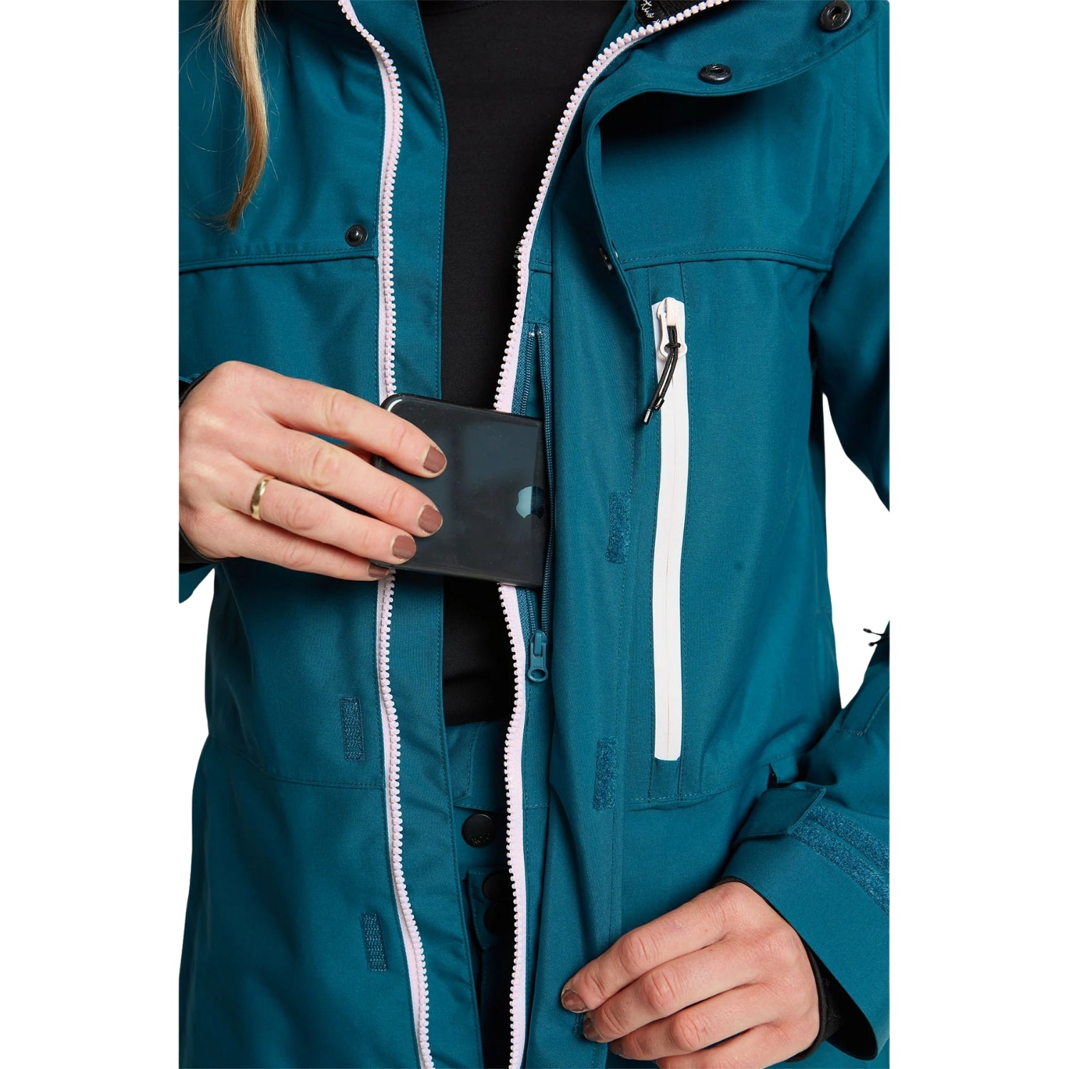 Rojo Super Nova Women's Plus Size Ski Jacket Teal Size 4XL 20/22