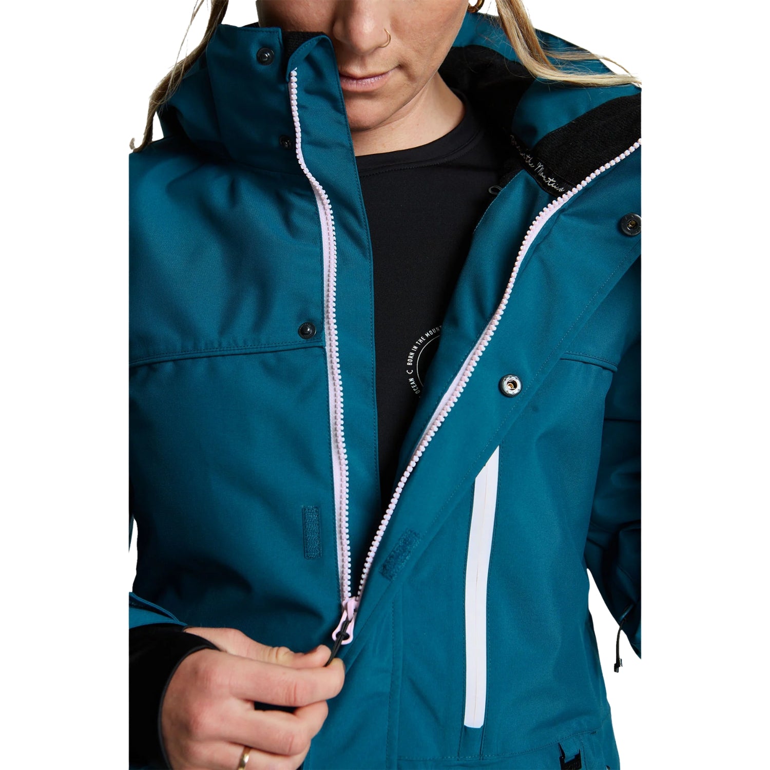 Rojo Super Nova Women's Plus Size Ski Jacket Teal Size 4XL 20/22