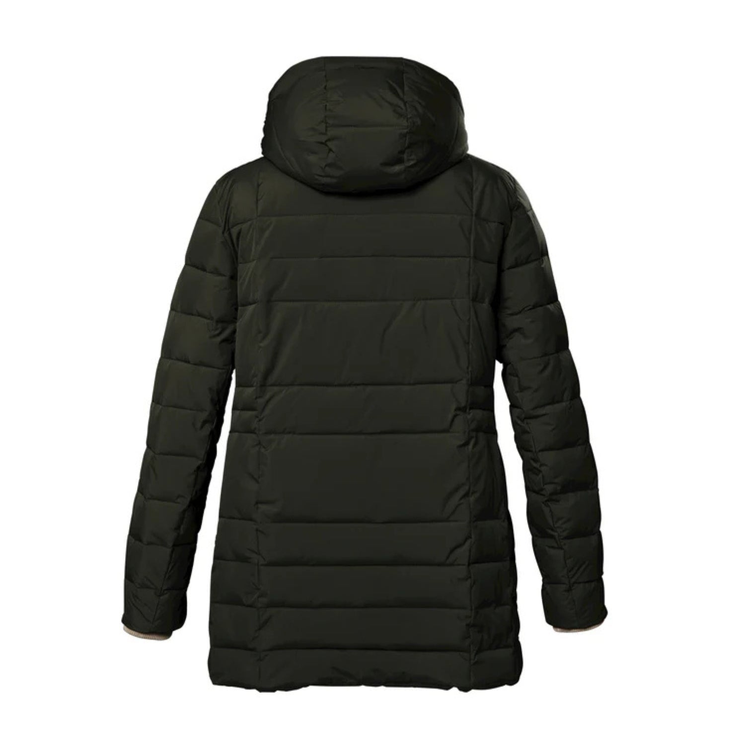 STOY Deena Women’s Puffer Jacket Dark Olive Plus Size 28 - 30