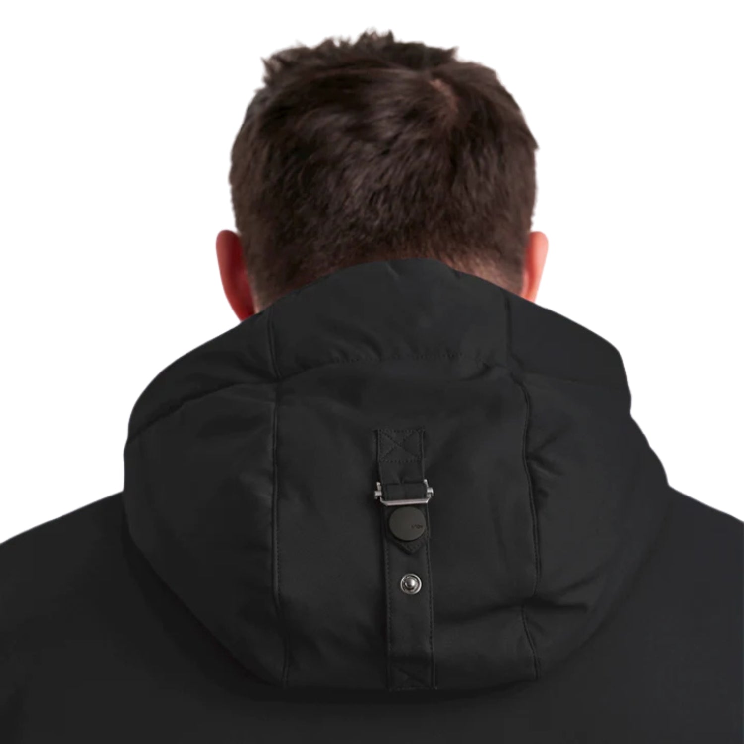 Pre-Order: Stoy Anton Men's Plus Size Winter Puffer Coat Black Sizes 3XL - 6XL