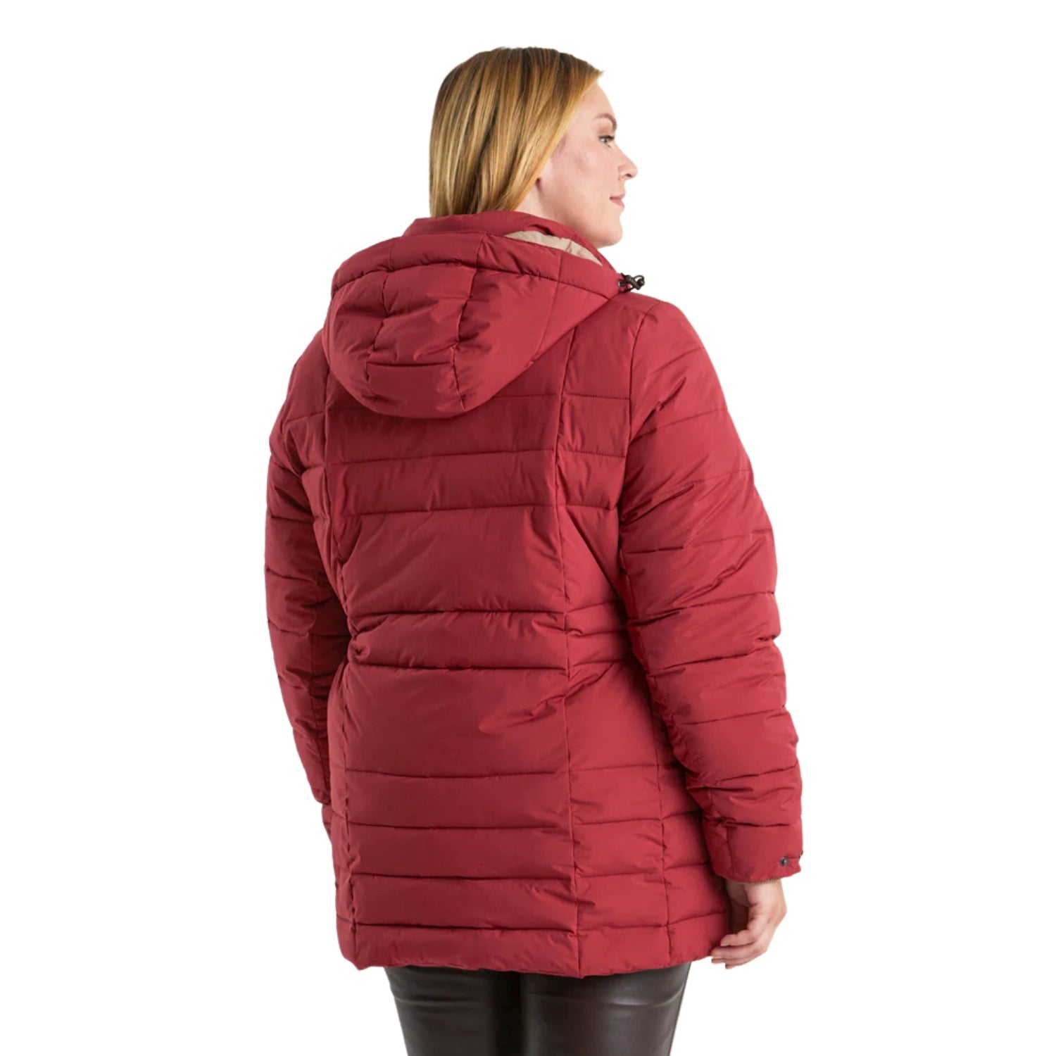 STOY Deena Women’s Puffer Jacket Black Plus Sizes 20-24
