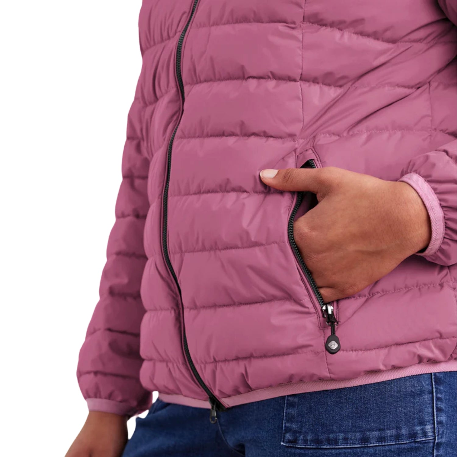 Stoy Elke Women’s Plus Size Puffer Jacket Orchid Sizes 20-24