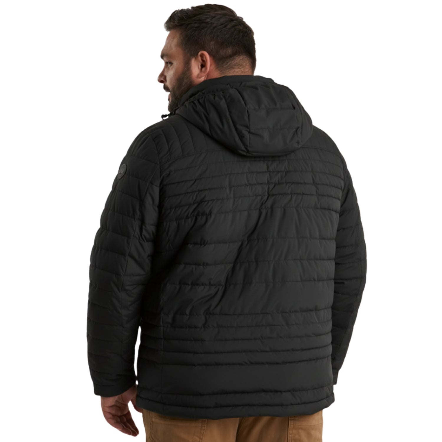 Stoy Hugo Men’s Big and Tall Puffer Jacket Black Blue Sizes 3XL-6XL