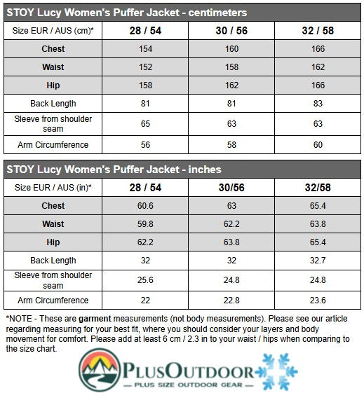 Pre-Order: Stoy Lucy Womens Plus Size Puffer Coat Black Sizes 20 - 28